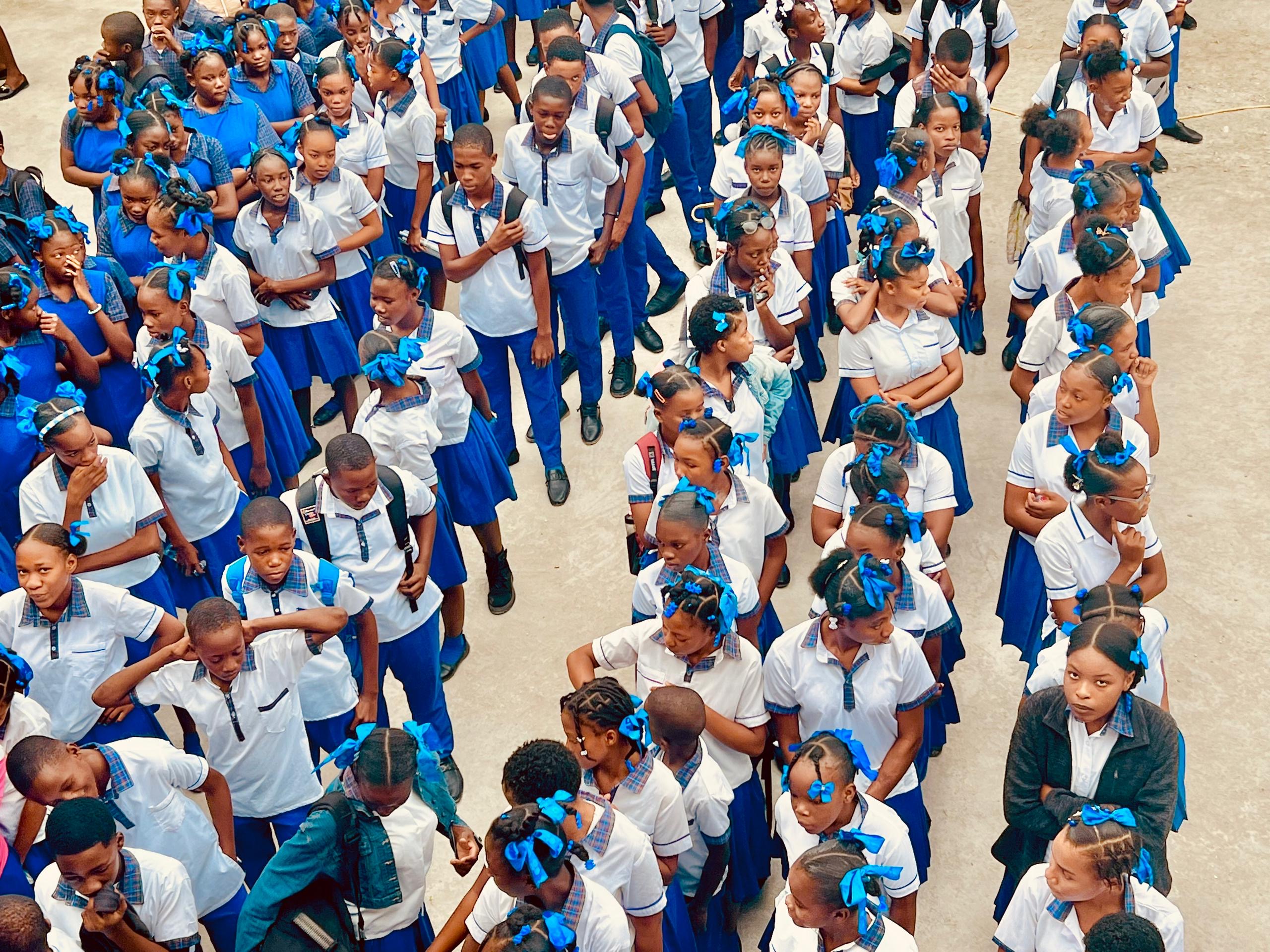 Children supported by PLM Amen 3 Fois Ministries in Croix-des-Bouquets