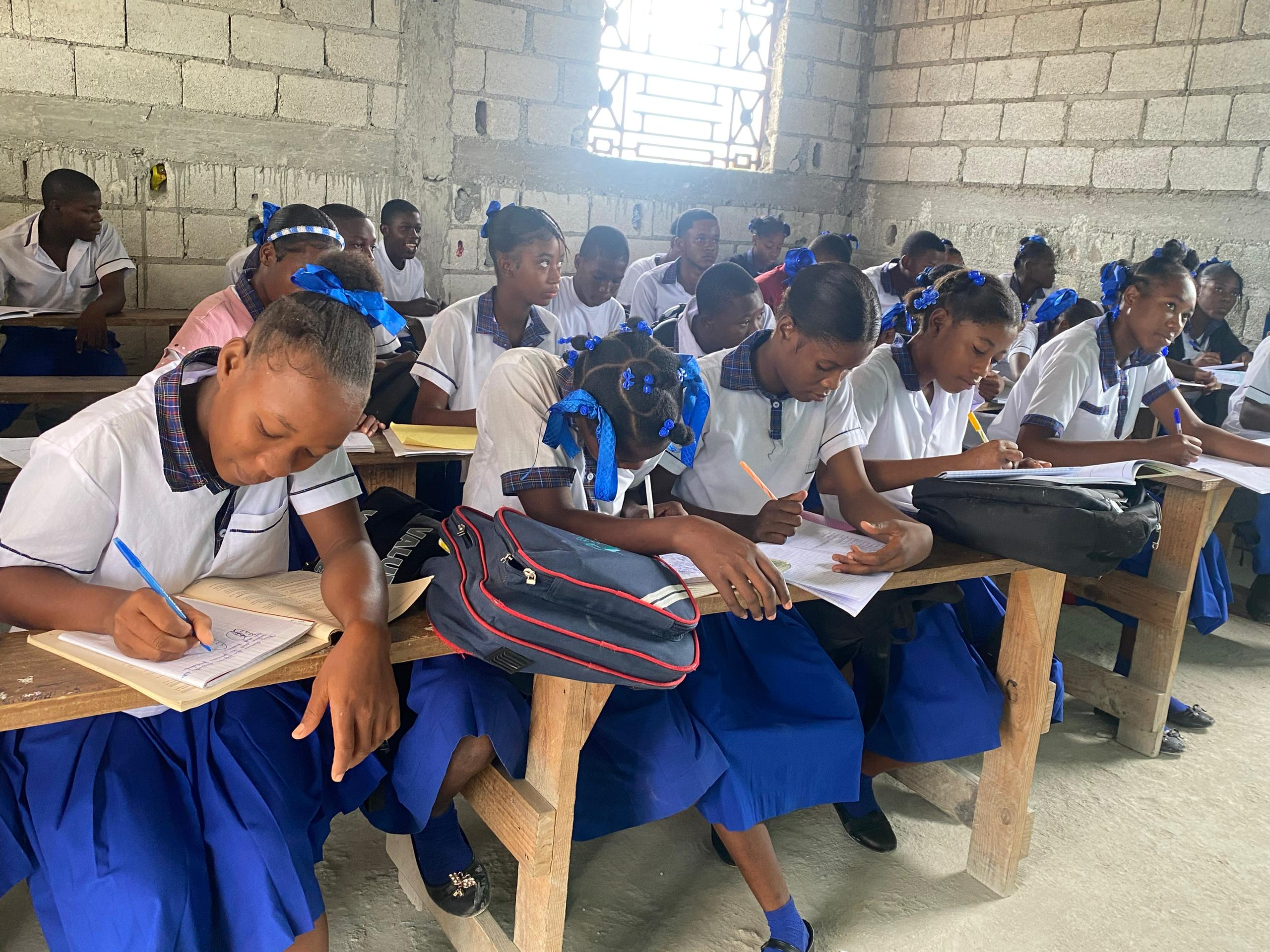 Students receiving school support through the ministry